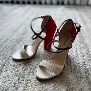 Guess Fashion Beige Heels